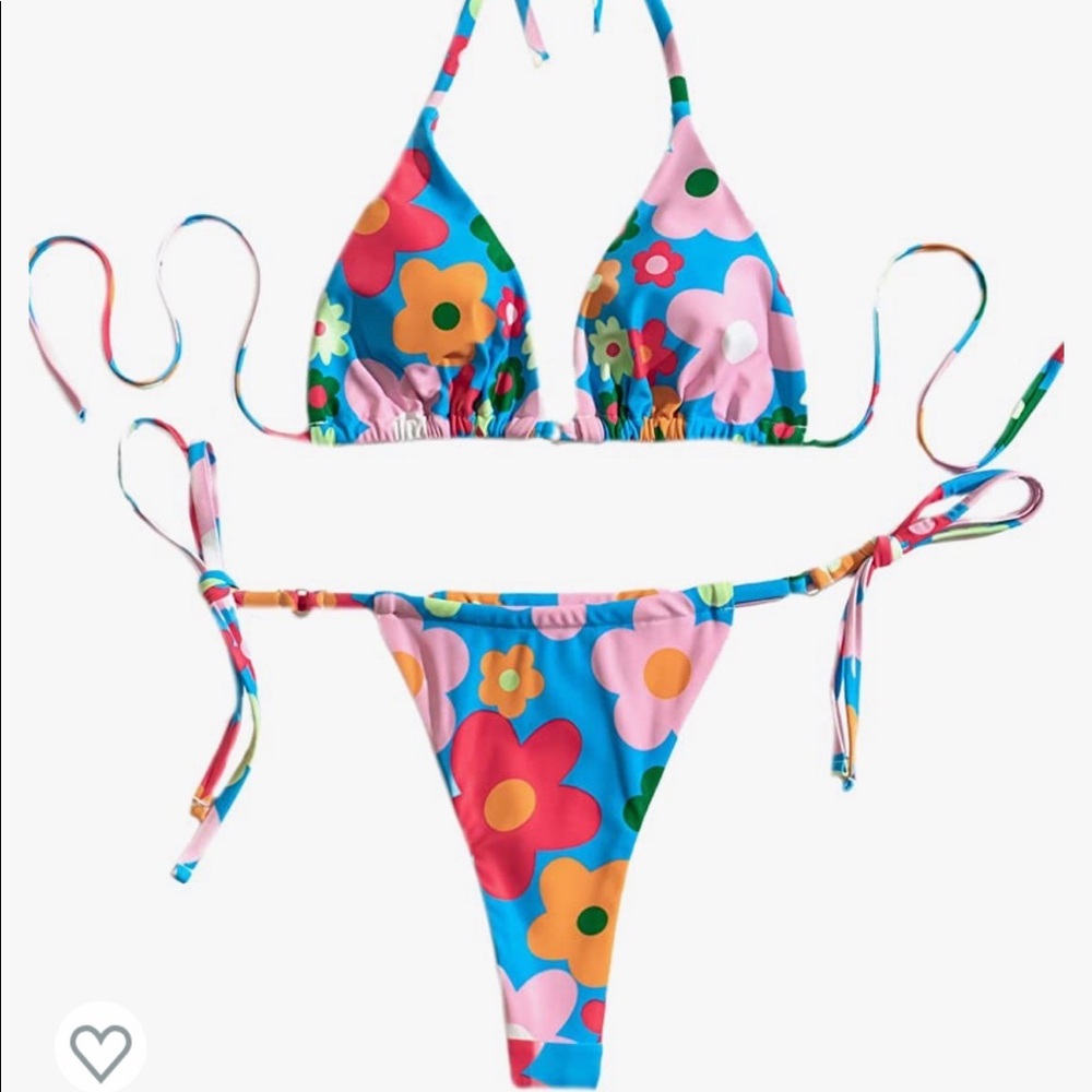Floral String Bikini